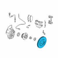 OEM 2002 BMW 325xi Brake Disc, Ventilated Diagram - 34-11-6-864-047