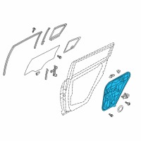 OEM Kia Panel Assembly-Rear Door Diagram - 83481D9000