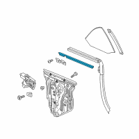 OEM 2016 Chevrolet Camaro Belt Weatherstrip Diagram - 84127352