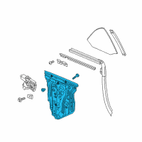 OEM 2019 Chevrolet Camaro Window Regulator Diagram - 84476776