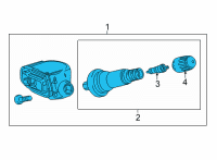 OEM 2020 Cadillac CT5 Sensor Diagram - 13530661