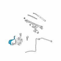 OEM 2004 Lincoln Aviator Hose Diagram - 1L2Z-17A605-AA