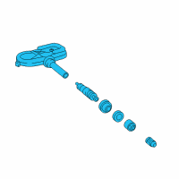 OEM 2018 Toyota C-HR Tire Pressure Sensor Diagram - 42607-33050