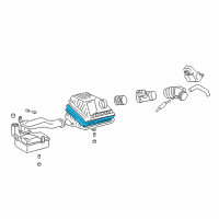 OEM 2005 Kia Optima Air Cleaner Filter Diagram - 2811337101