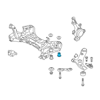 OEM Kia Cadenza BUSHING-CROSSMEMBER Diagram - 62486F6000