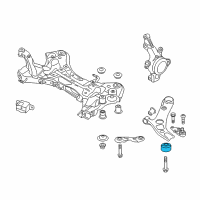 OEM Hyundai Santa Fe Sport Bush-Front Lower Arm(G) Diagram - 54584-2T000