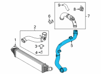 OEM Ford Bronco Sport DUCT - AIR Diagram - LX6Z-6C646-J