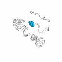 OEM 2000 GMC Savana 1500 Caliper, Front Brake Diagram - 18014745