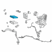 OEM 2013 Chrysler Town & Country Core-Heater Diagram - 68049407AA