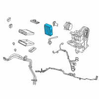 OEM Ram EVAPORATOR-Air Conditioning Diagram - 68261532AA