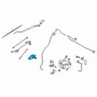 OEM 2015 Chevrolet City Express Front Motor Diagram - 19316478