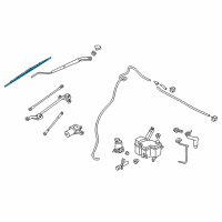 OEM 2018 Chevrolet City Express Front Blade Diagram - 19317320