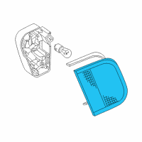 OEM 2003 BMW M3 Rear Light In Trunk Lid, Left Diagram - 63-21-8-364-727
