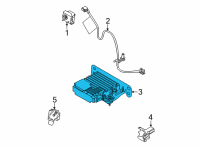 OEM 2022 Ford F-150 ABS Control Module Diagram - ML3Z3G590AA