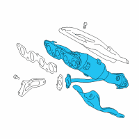 OEM Toyota Prius C Exhaust Manifold Diagram - 17140-21090