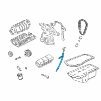 OEM 2008 Buick LaCrosse Oil Tube Diagram - 24508129