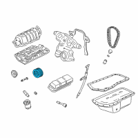 OEM 1999 Buick Park Avenue Balancer Asm-Crankshaft Diagram - 12563268