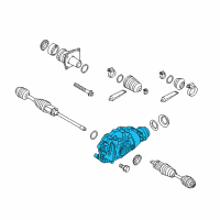 OEM 2013 BMW X3 Front Differential Diagram - 31-50-8-635-863