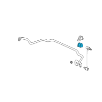 OEM Honda Pilot Bush, Stabilizer Holder Diagram - 51306-STX-A12