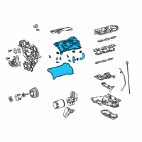 OEM 2020 Lexus LS500 Cover Assembly, Cylinder Diagram - 11210-70010
