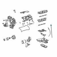 OEM 2018 Lexus LS500 Gage Sub-Assy, Oil Level Diagram - 15301-70130