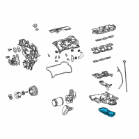 OEM 2020 Lexus LS500 Pan Sub-Assembly, Oil, N Diagram - 12102-70020