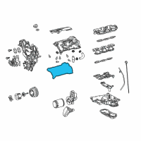 OEM Lexus LC500h Gasket, Cylinder HEA Diagram - 11214-31070