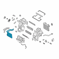 OEM 2022 Hyundai Venue Core Assembly-HTR Diagram - 97926-K2000