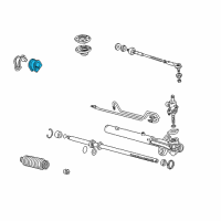 OEM Honda Mounting, Rubber Diagram - 53436-S0X-A01