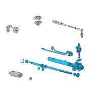 OEM 2002 Honda Odyssey Rack, Power Steering Diagram - 53601-S0X-A04