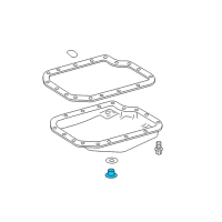 OEM 2013 Scion iQ Strainer Drain Plug Diagram - 90341-12034