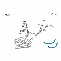 OEM Hyundai XG300 Band Assembly-Fuel Tank RH Diagram - 31211-39100