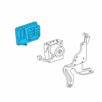 OEM 2002 Lincoln LS Control Module Diagram - 1W4Z-2C219-BA