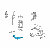 OEM 2007 Honda Civic Arm, Right Rear (Upper) Diagram - 52390-SNA-A00