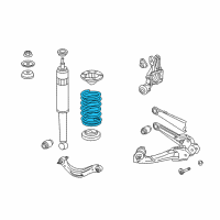 OEM 2011 Honda Civic Spring, Rear Diagram - 52441-SNC-A01