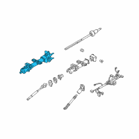 OEM Hummer Steering Column Diagram - 19181098