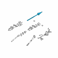 OEM Hummer H2 Upper Shaft Diagram - 19177760