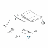 OEM 2009 Toyota Sequoia Safety Catch Diagram - 53550-0C060