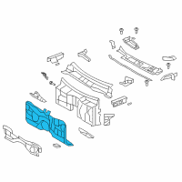 OEM Lexus LS460 Panel Sub-Assy, Dash Diagram - 55101-50100