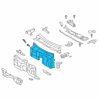 OEM 2017 Lexus LS460 INSULATOR Assembly, Dash Diagram - 55210-50141