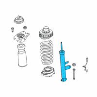 OEM 2021 BMW 330e xDrive SPRING STRUT, EDC, REAR Diagram - 37-10-6-893-355