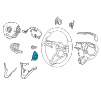 OEM 2018 Honda Accord Switch Assembly, Cruise & Acc & Lkas & Hud Diagram - 36770-TVA-A21