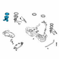 OEM 2003 BMW 325Ci Fuel Pump Assembly, Right Diagram - 16-14-6-766-942