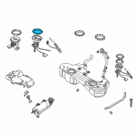 OEM 2003 BMW 325xi Rubber Seal Diagram - 16-11-1-184-084