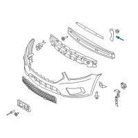 OEM 2018 Ford Police Interceptor Sedan Floor Rivet Diagram - -W702554-S900C