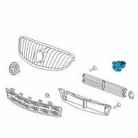 OEM 2018 Buick Cascada Air Temperature Sensor Diagram - 9152245