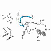 OEM 2018 Acura MDX Pipe Complete E2, Atf Diagram - 25220-5NC-006