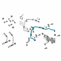 OEM 2019 Acura MDX Pipe Complete E1, Atf Diagram - 25210-5NC-006