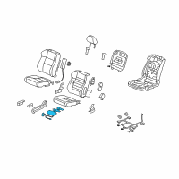 OEM 2007 Acura RDX Heater, Right Front Seat Cushion Diagram - 81134-STK-A01