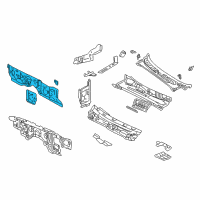 OEM Dodge Durango Dash Panels Diagram - 55255082AD